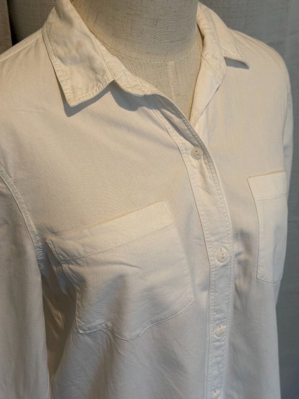 Madewell White Button-Down Shirt - Picture 3 of 9